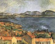 Paul Cezanne Marseilles Bay painting